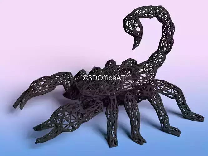 SCORPION MESH WIRE 3D print model