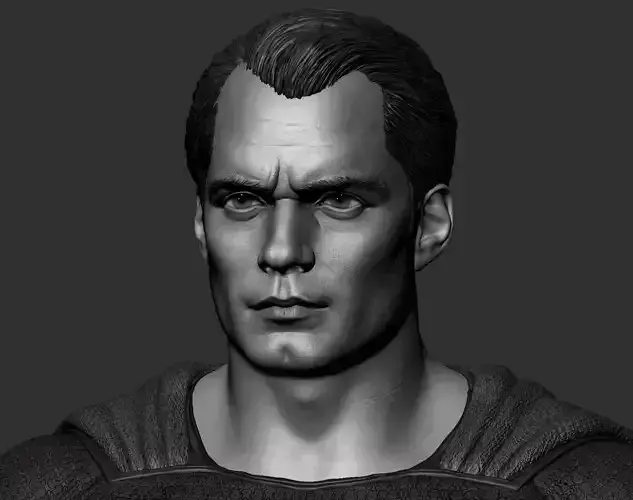 Superman- Henry Cavill Bust 3D print model