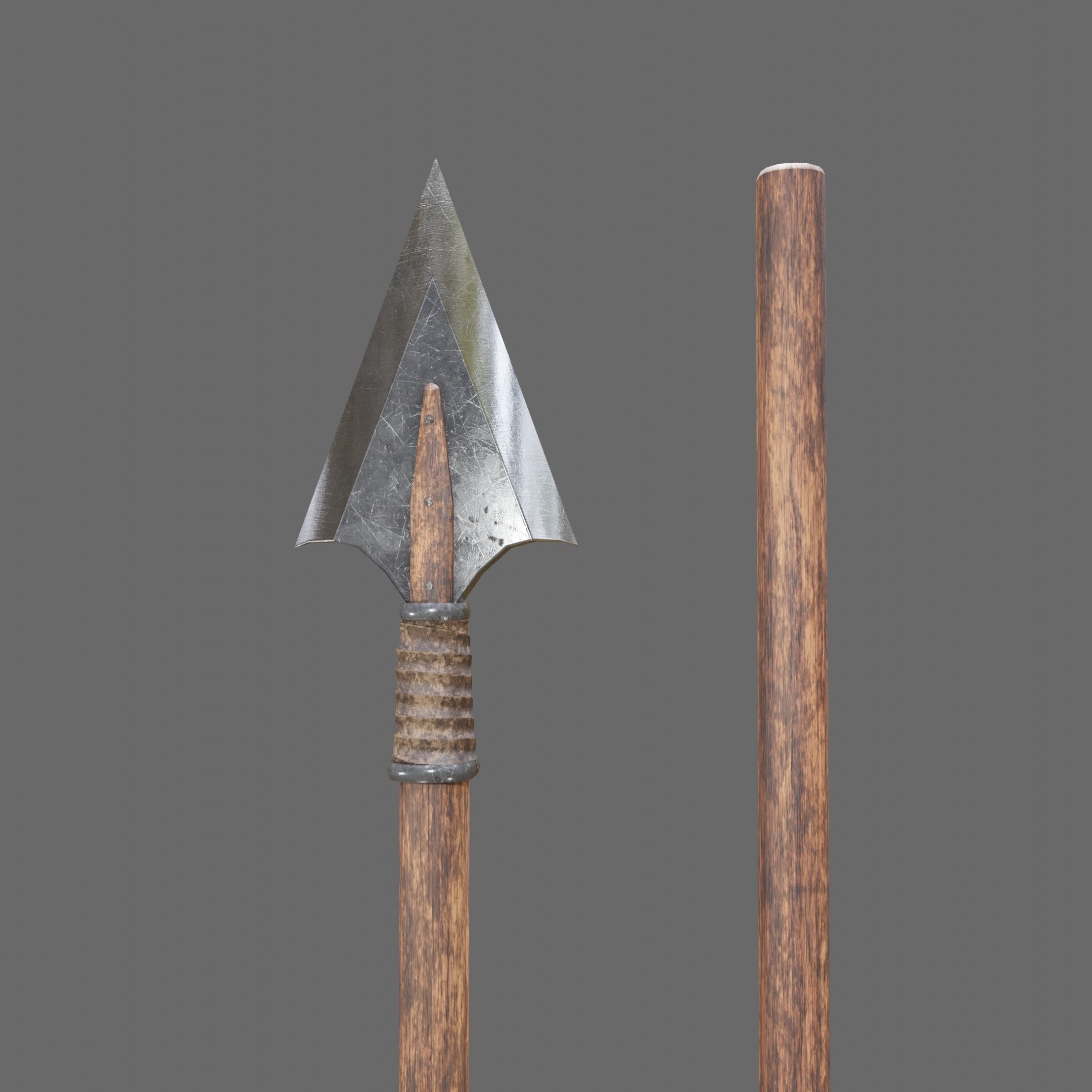 Survival Weapons Collection Low-poly 3D model_39