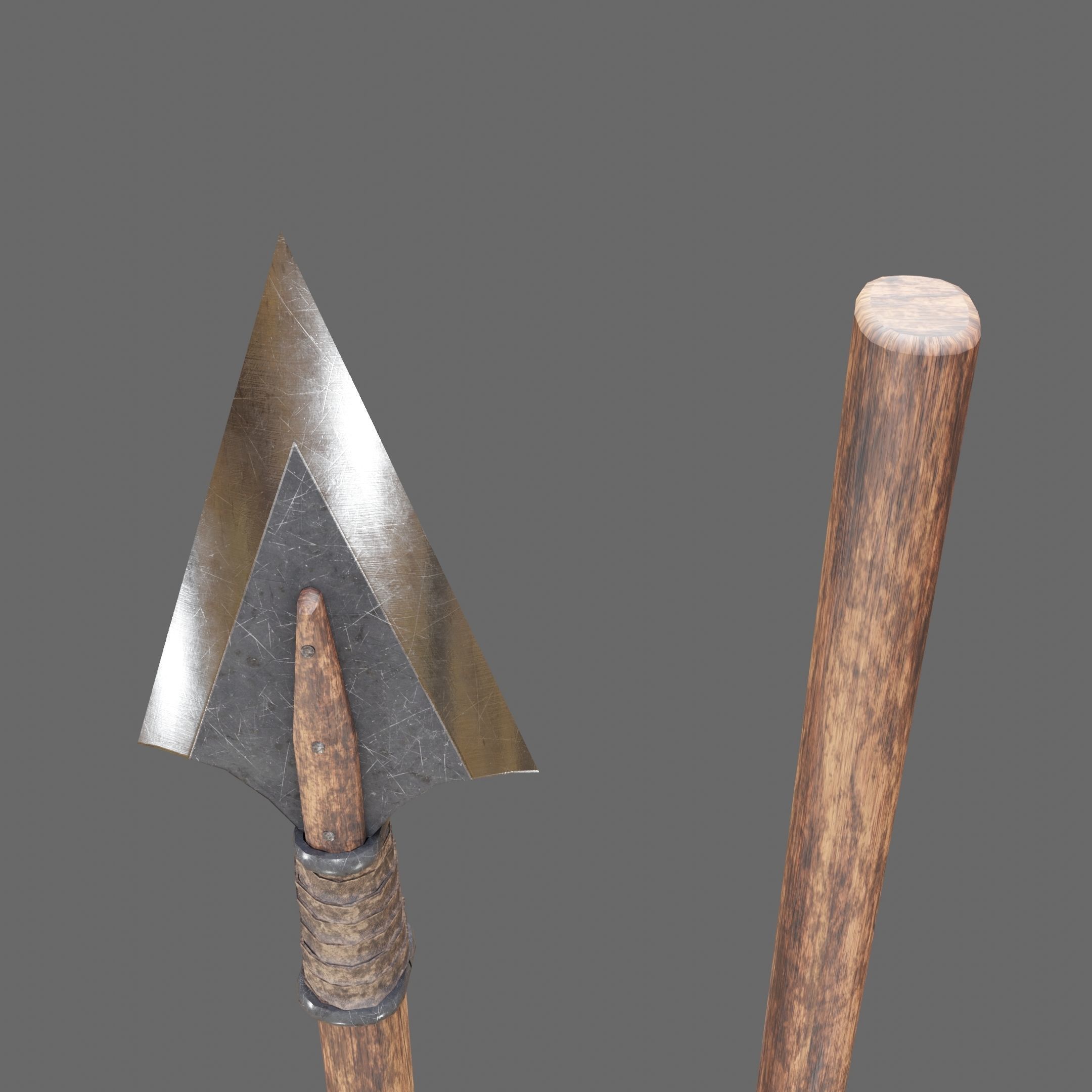 Survival Weapons Collection Low-poly 3D model_40