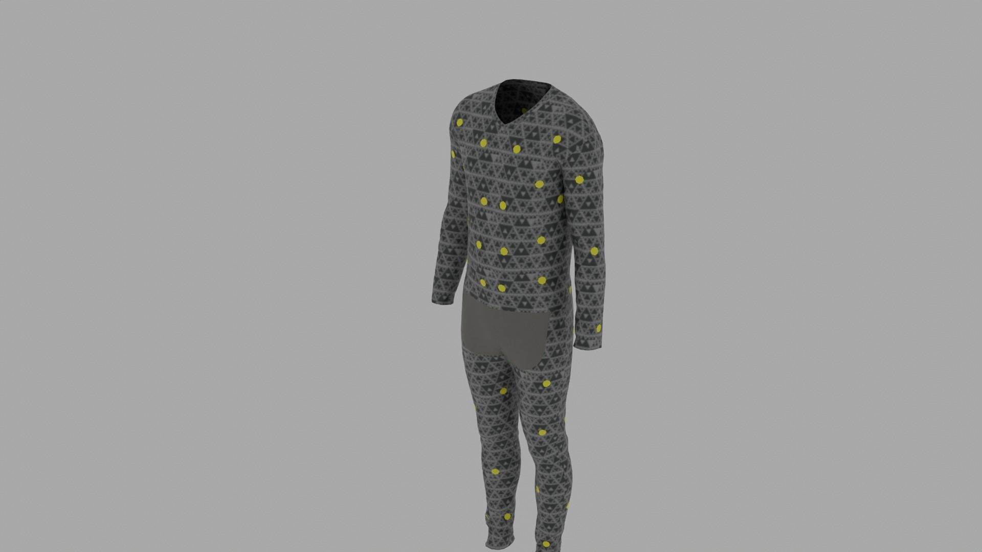 Motion Capture Suit Low-poly 3D model_4