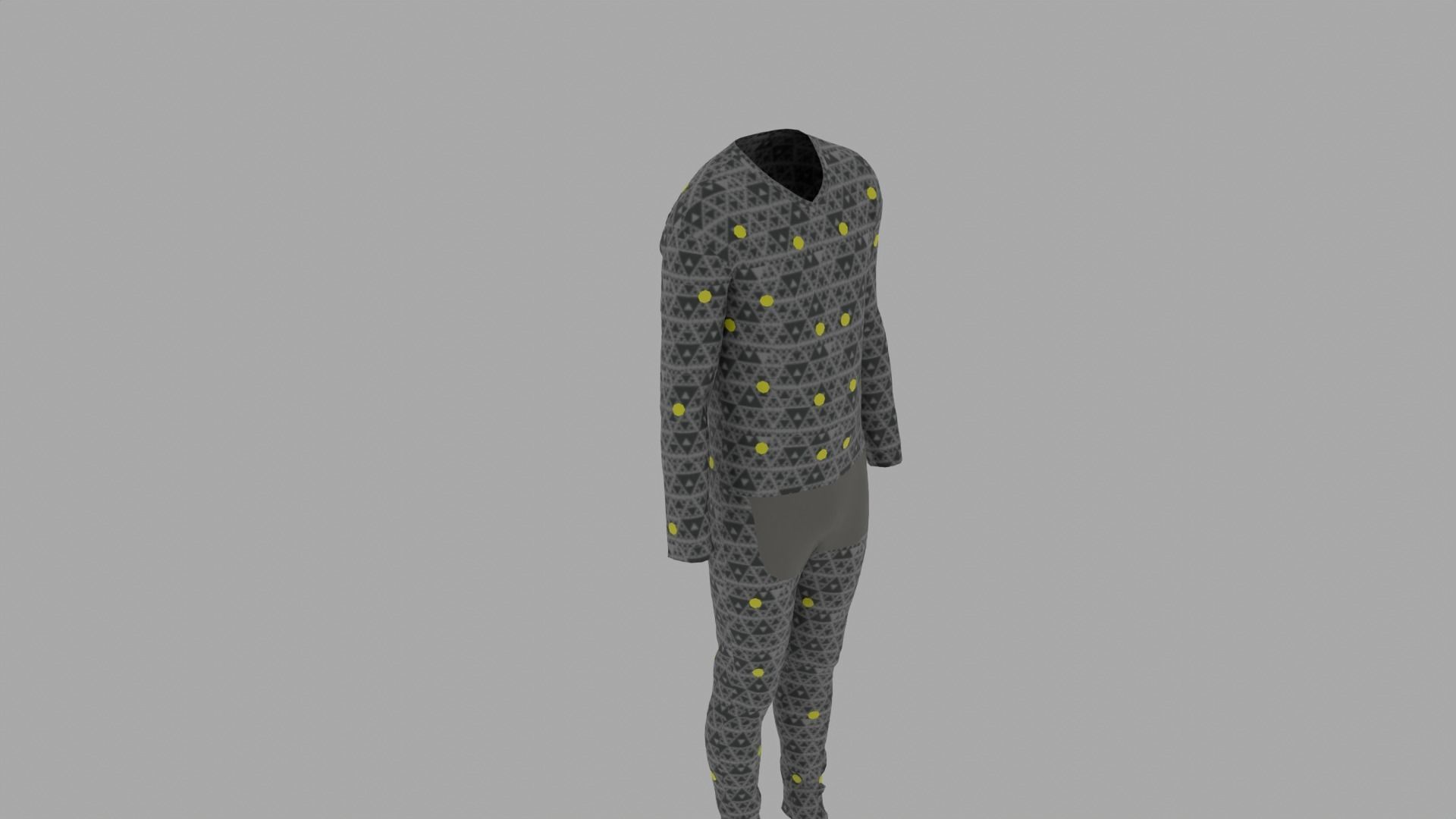 Motion Capture Suit Low-poly 3D model_8