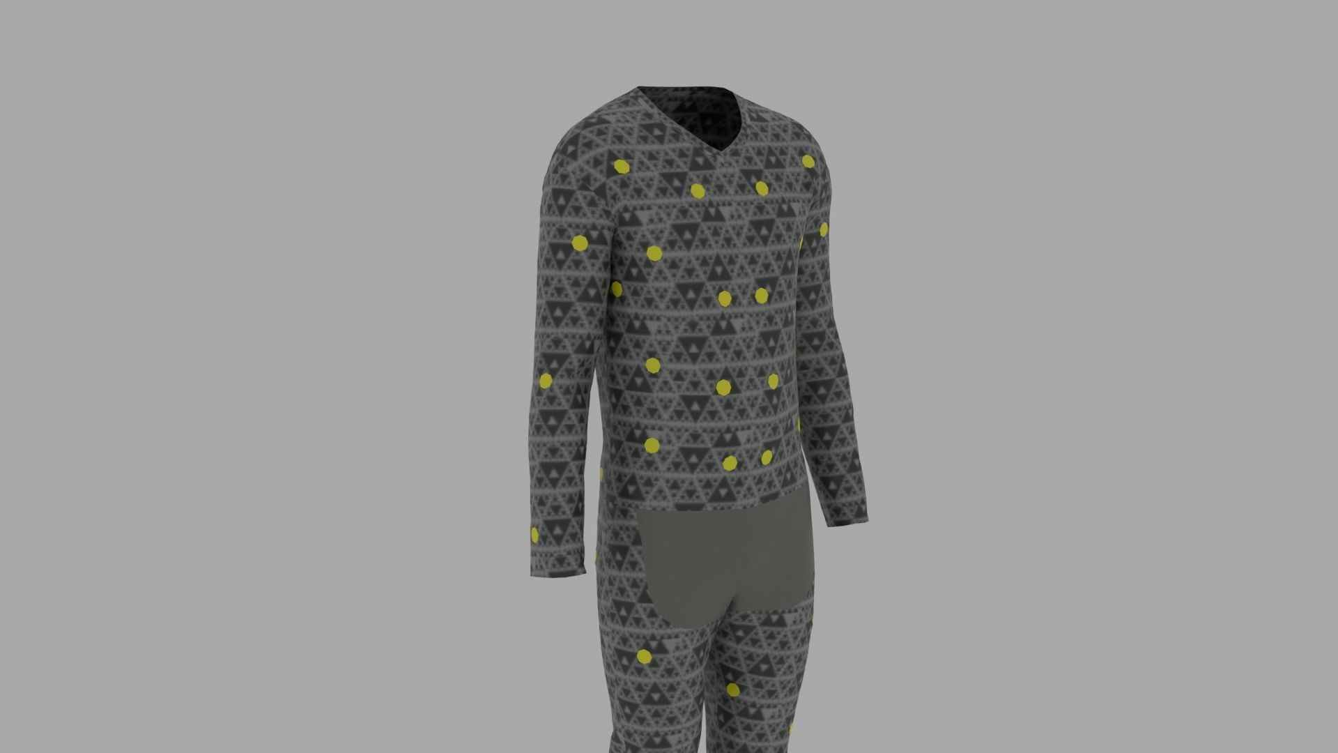 Motion Capture Suit Low-poly 3D model_6
