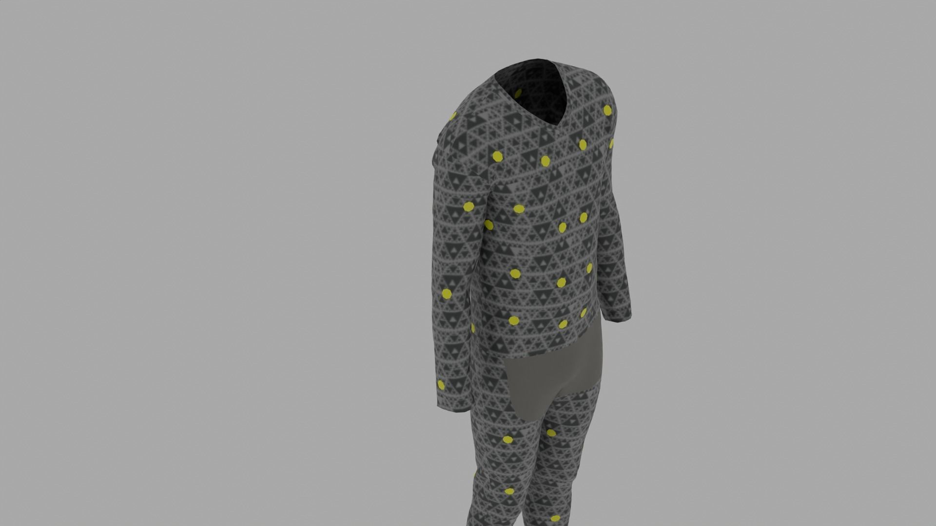 Motion Capture Suit Low-poly 3D model_5