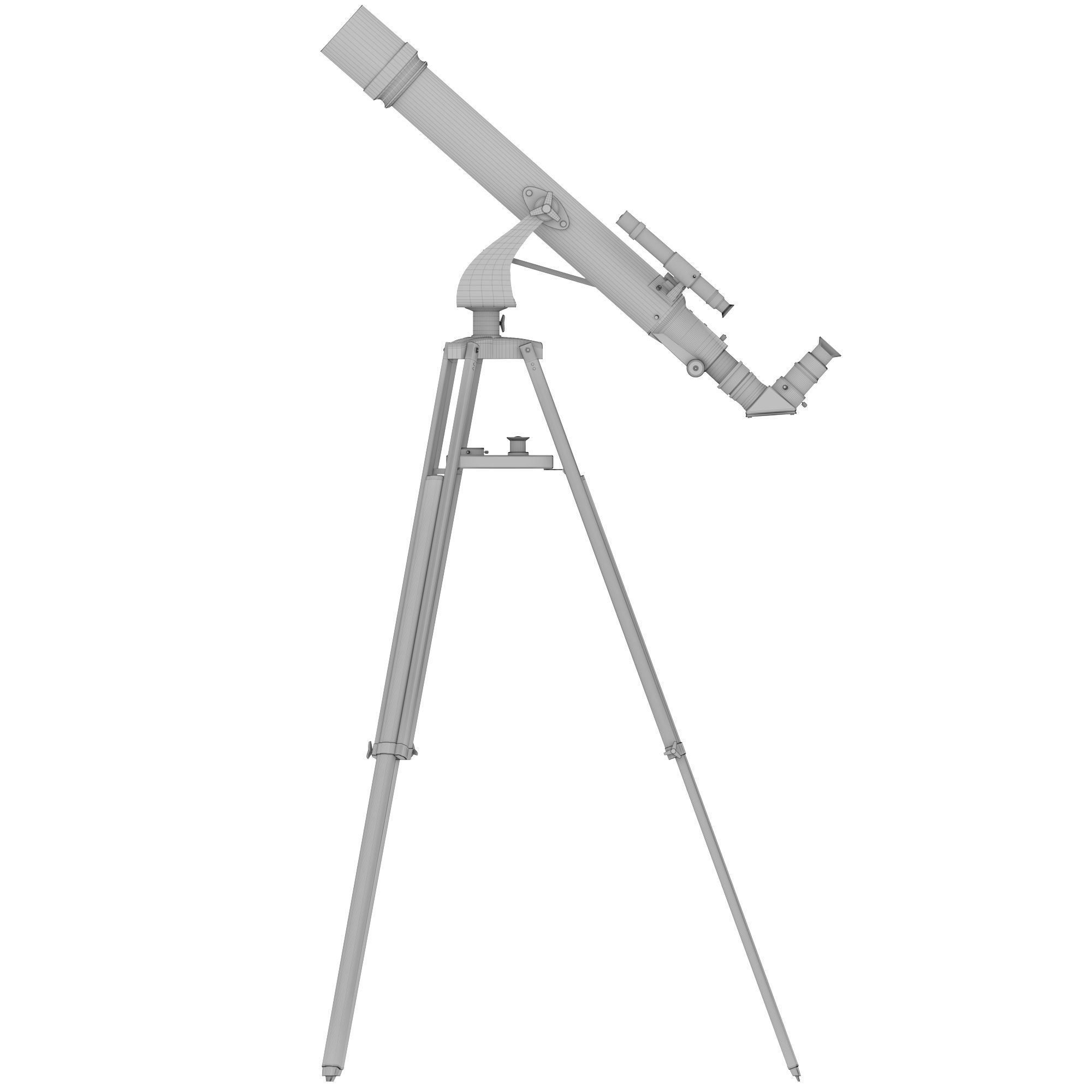 Telescope Sky-watcher-bk-707-az2 3D model_8
