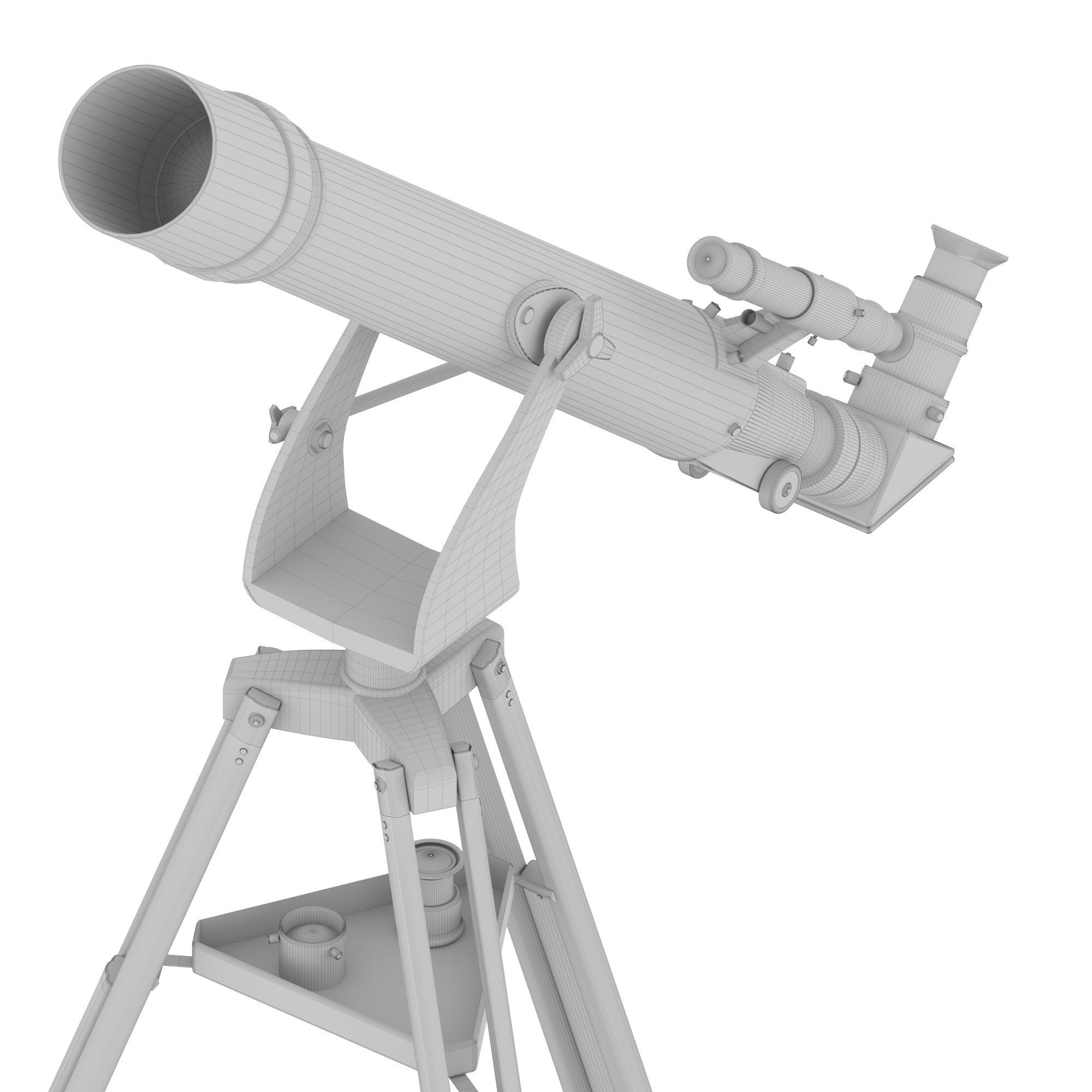 Telescope Sky-watcher-bk-707-az2 3D model_9