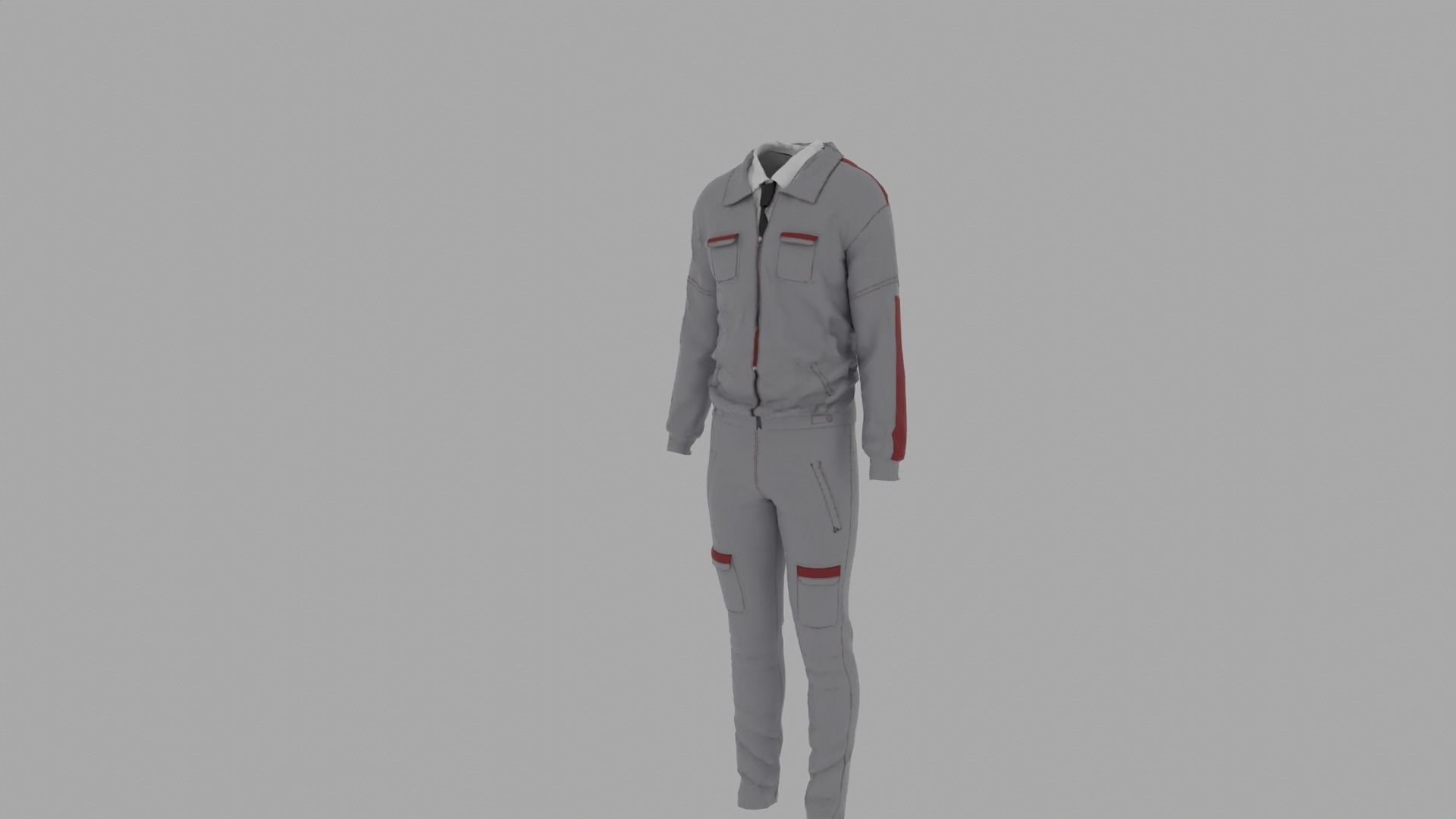 Engineer - Worker Uniform 3D model_2