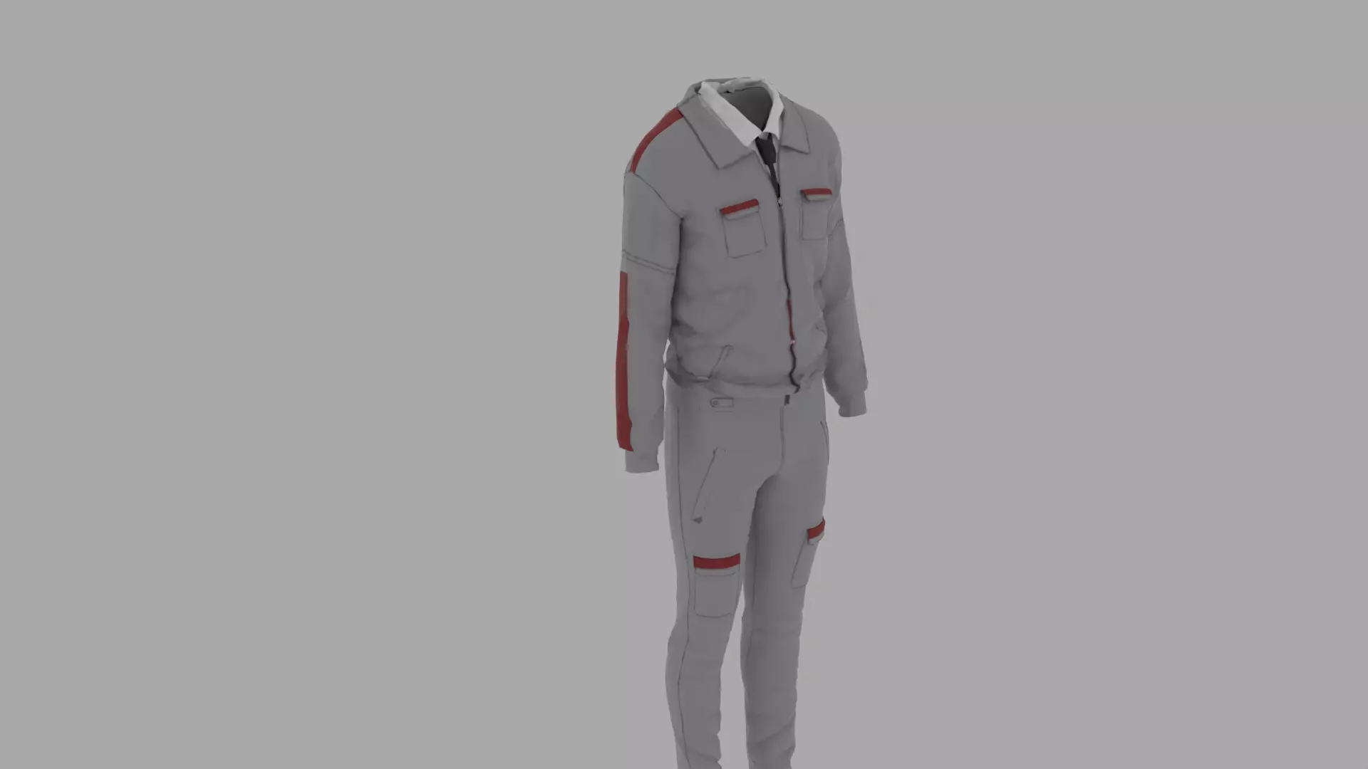 Engineer - Worker Uniform 3D model_0
