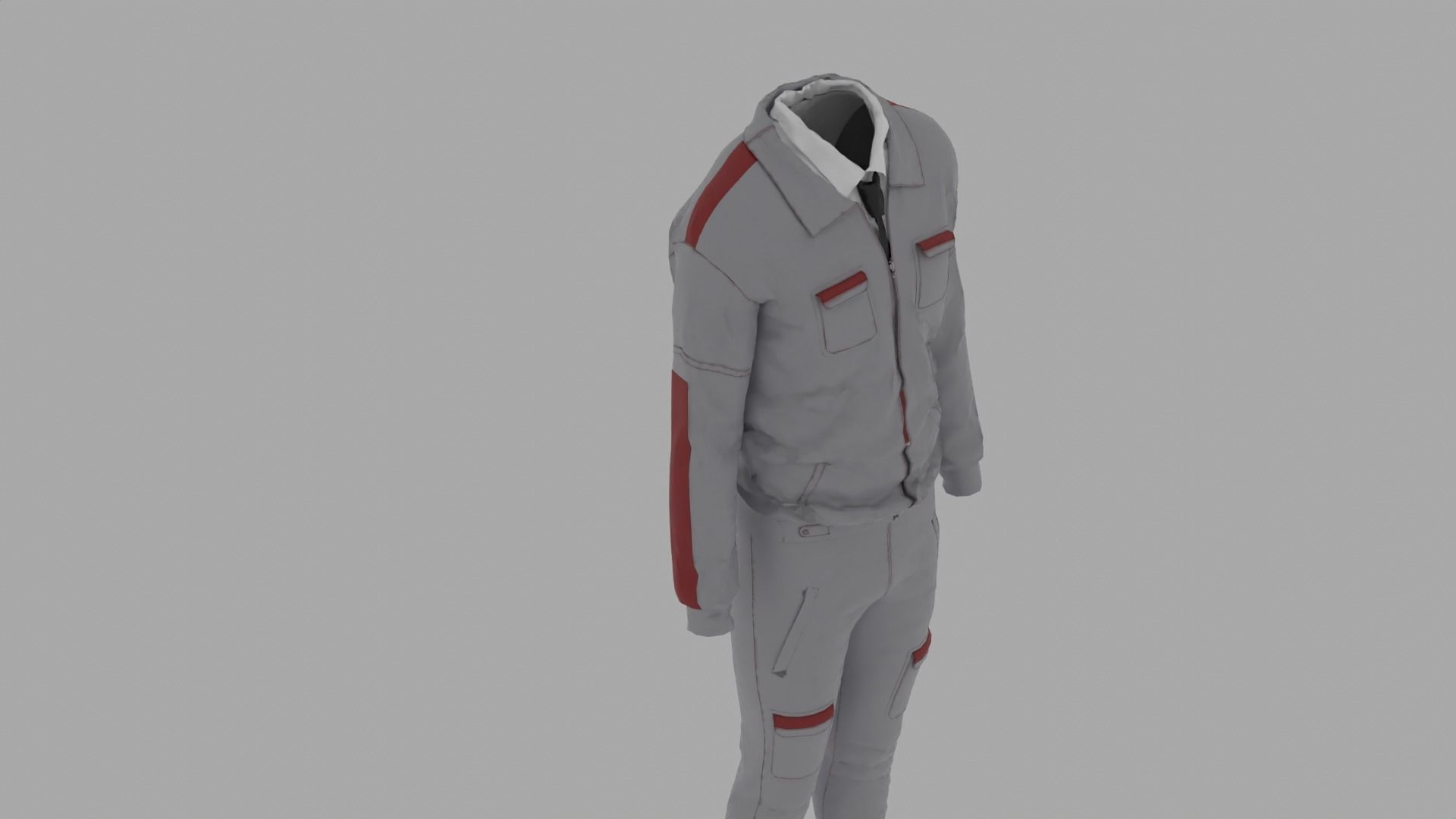 Engineer - Worker Uniform 3D model_5