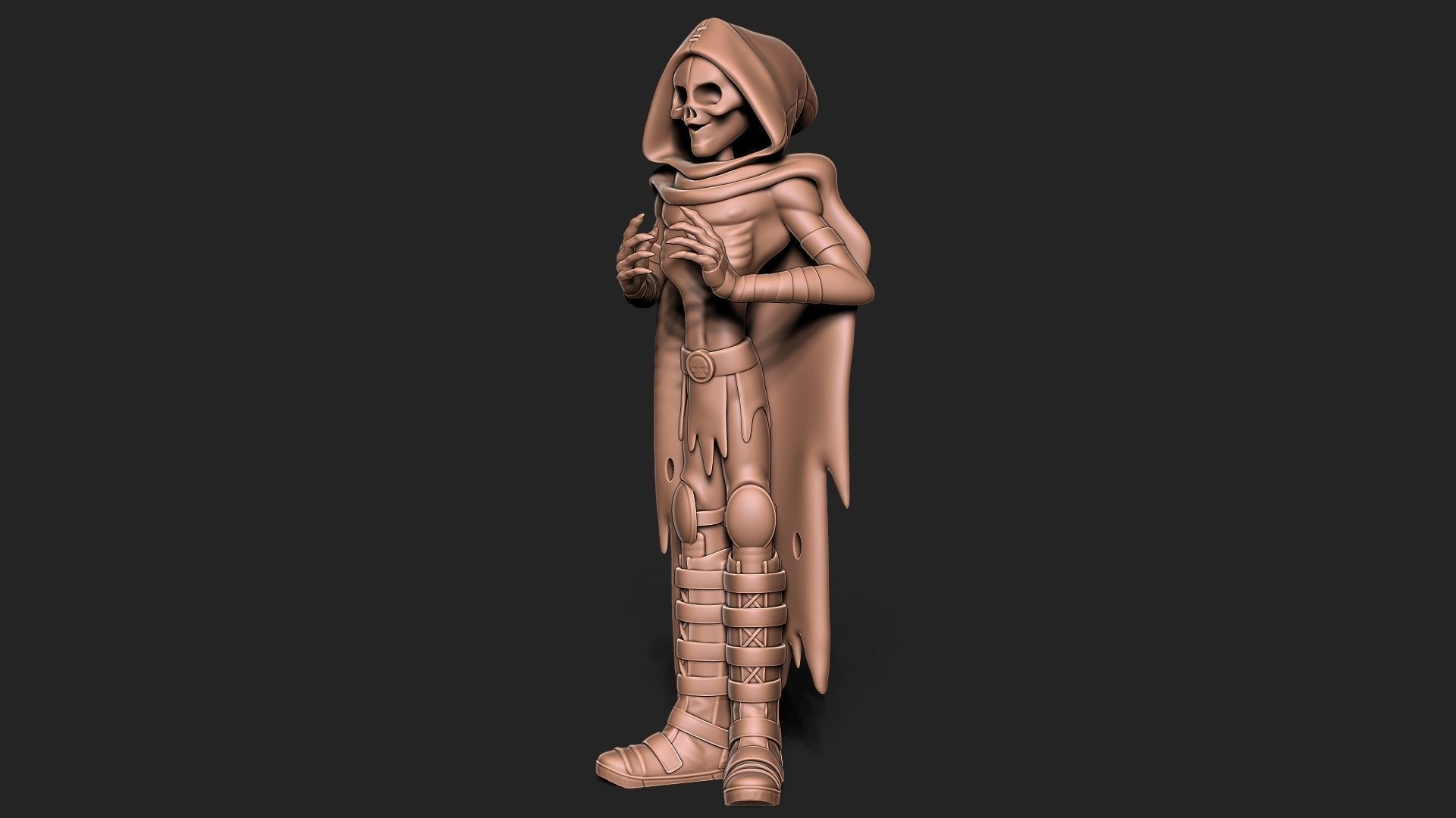 Halloween Skull 3D print model_5