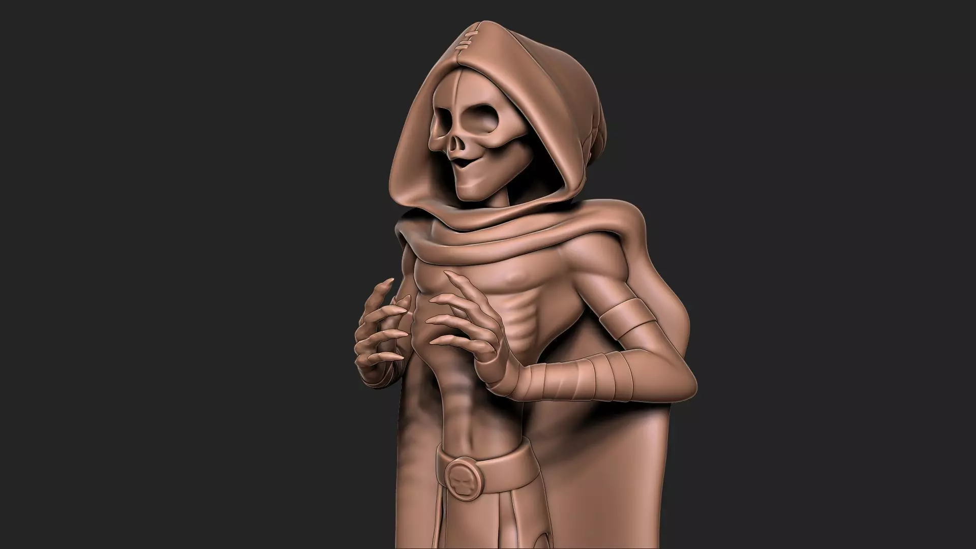 Halloween Skull 3D print model_0