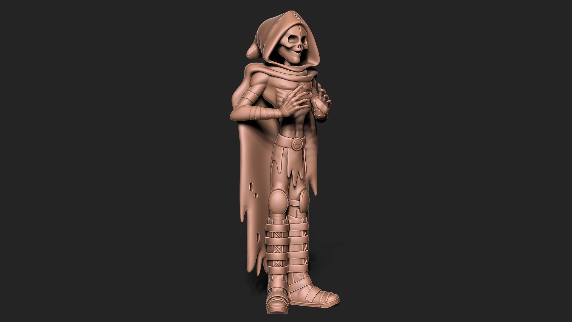 Halloween Skull 3D print model_4