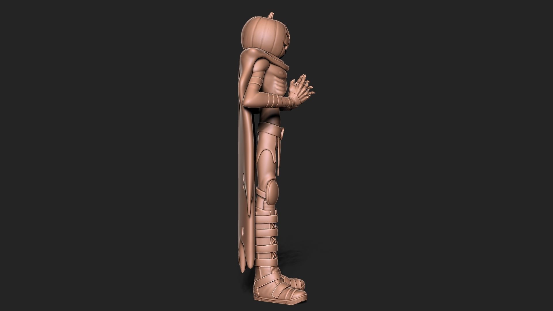 Halloween Pumpkin 3D print model_6