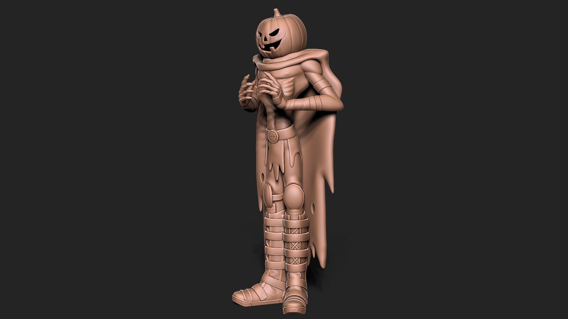 Halloween Pumpkin 3D print model_5
