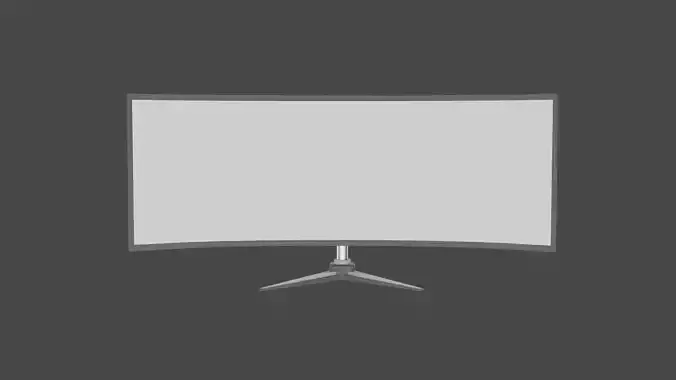 Monitor curved tv screen