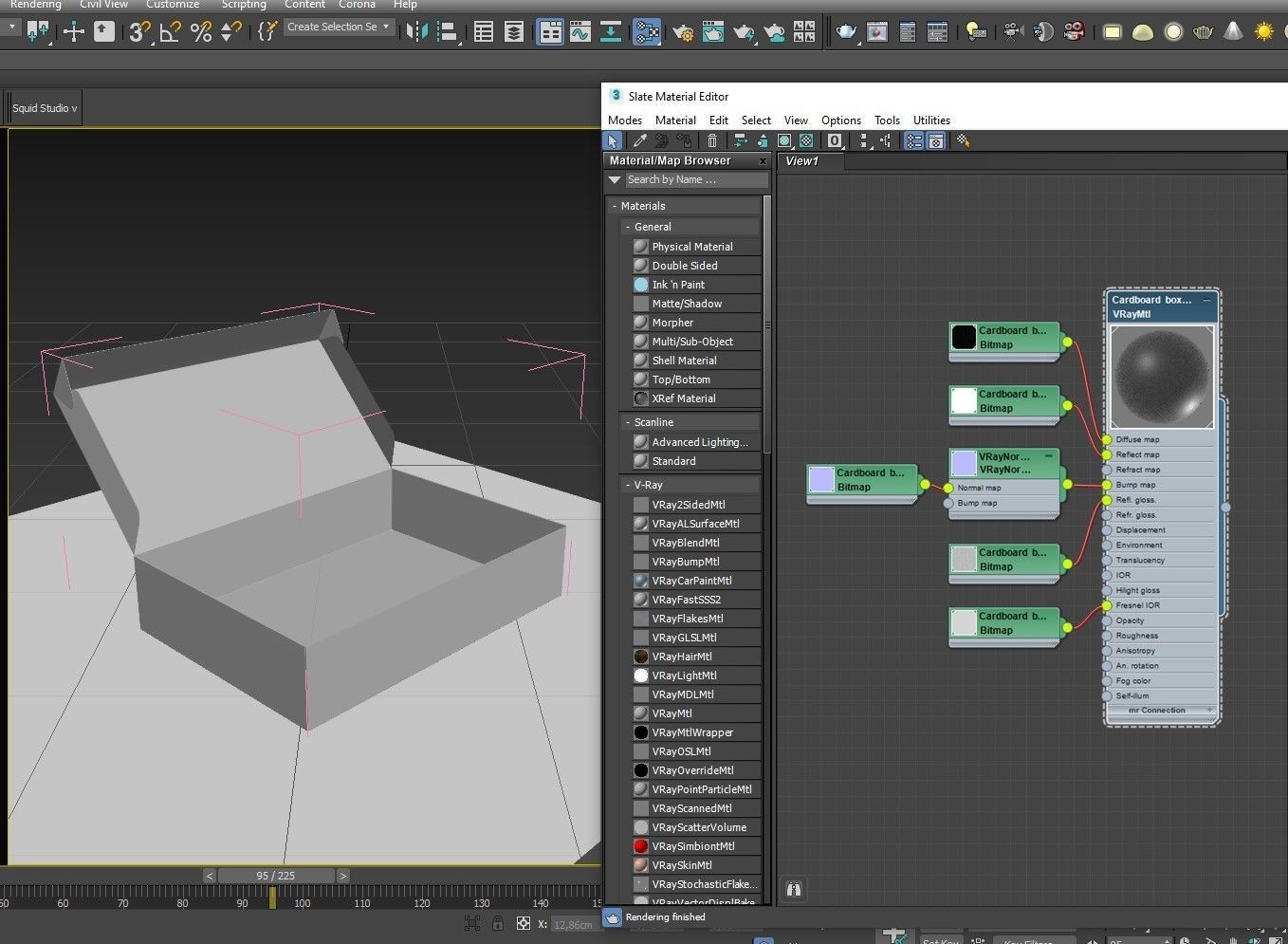 Cardboard box black 03 Low-poly 3D model_18