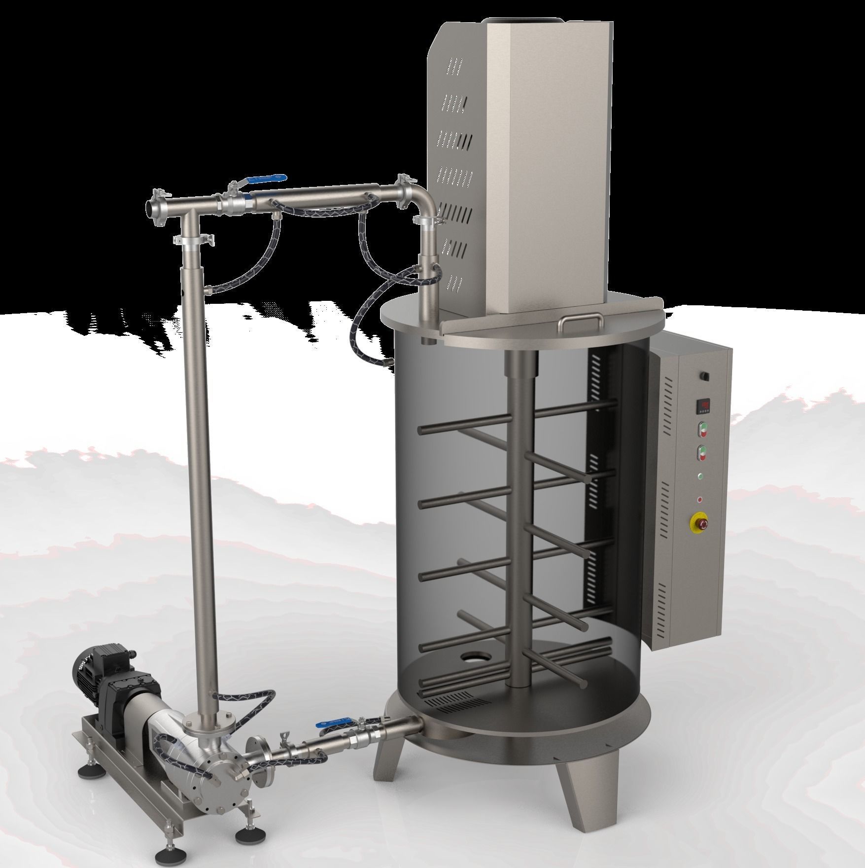 Ball Mill Chocolate Mixer 3D print model_7