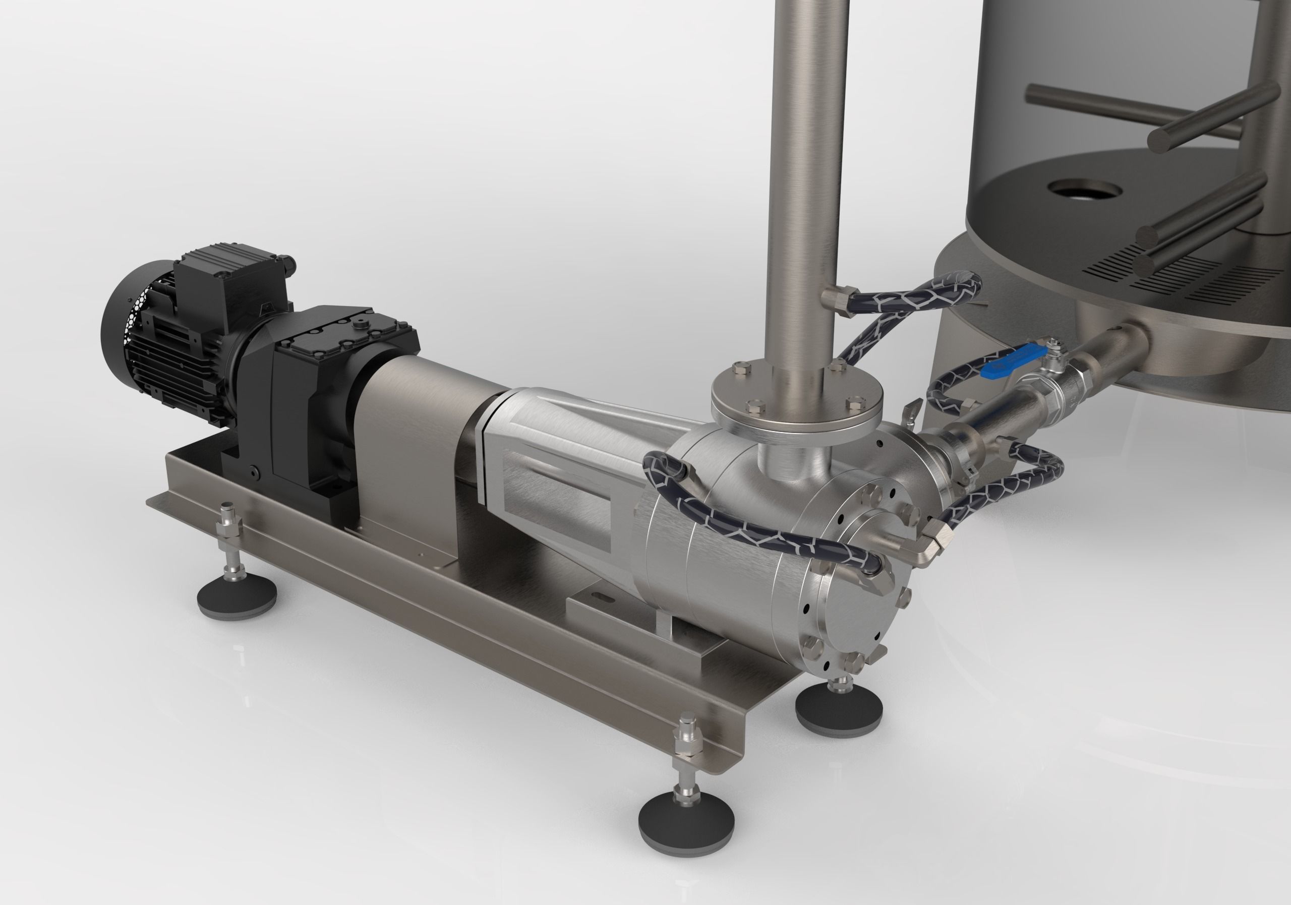 Ball Mill Chocolate Mixer 3D print model_2