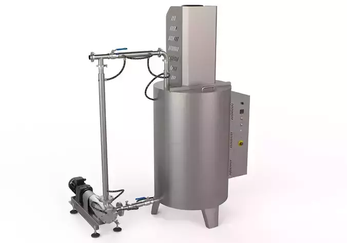 Ball Mill Chocolate Mixer 3D print model
