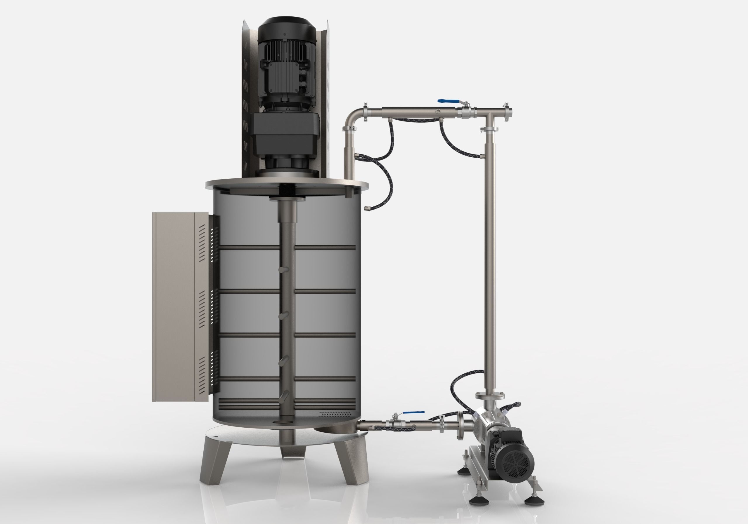 Ball Mill Chocolate Mixer 3D print model_4