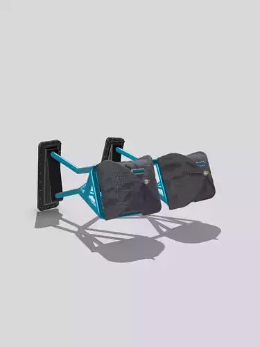 FUNNY CAR Twin Parachute assembly 3D print model