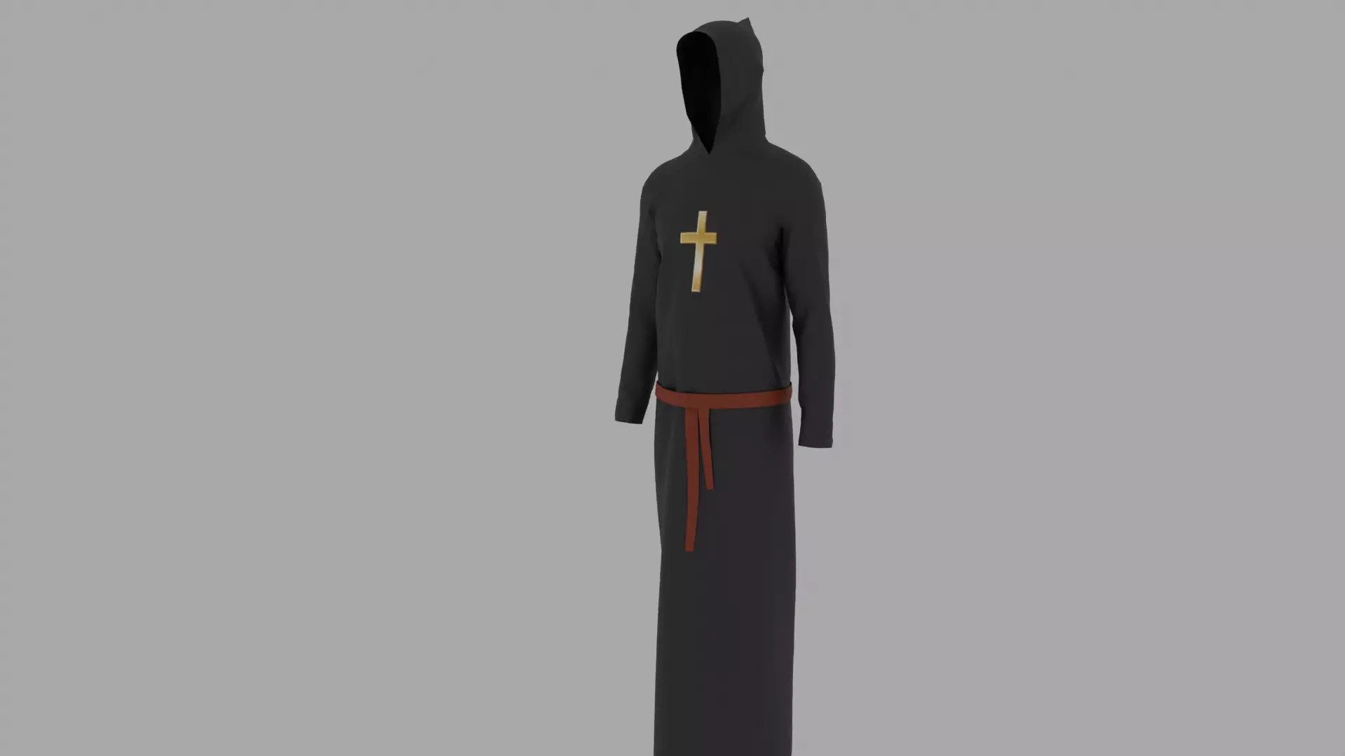 Priest Costume Low-poly 3D model
