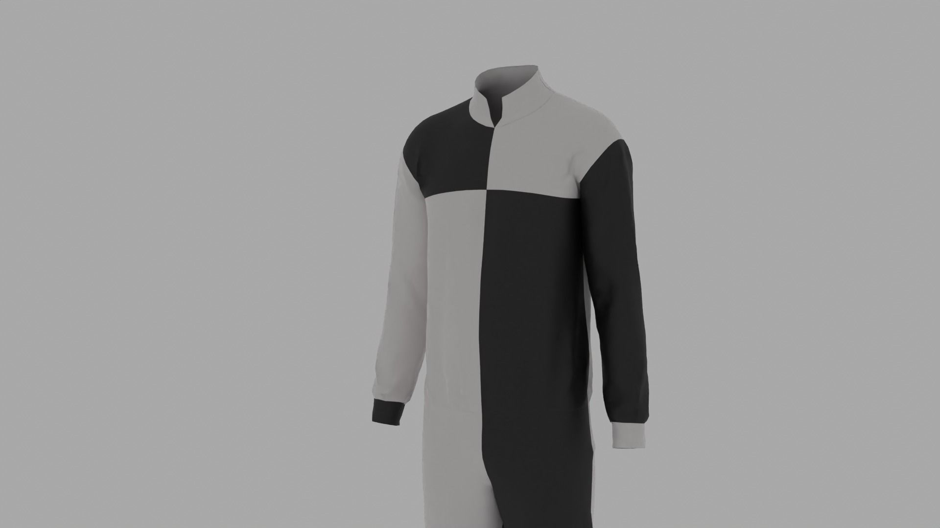 Parachute Jumper Suit Low-poly 3D model_2