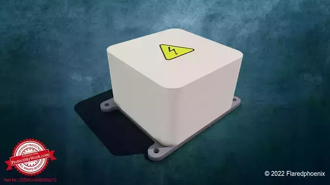 Elektrobox Wohnwagen 3D print model