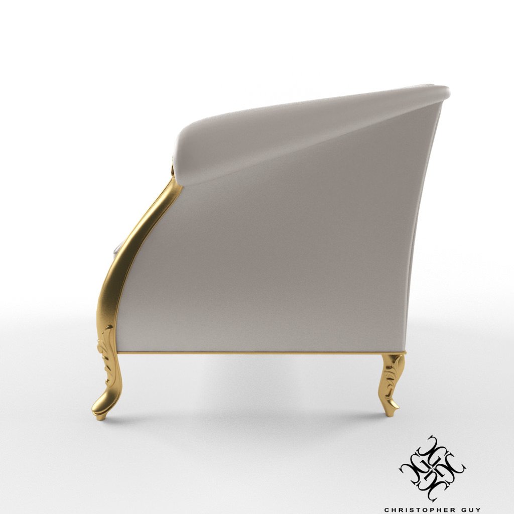 Christopher Guy Montaigne armchair 3D model_3