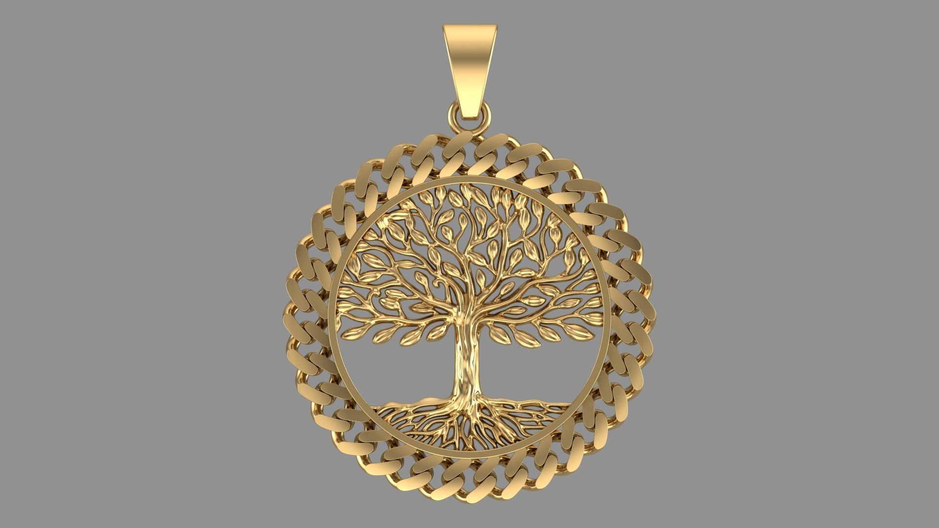 Tree of Life Double Sided 3D print model_3