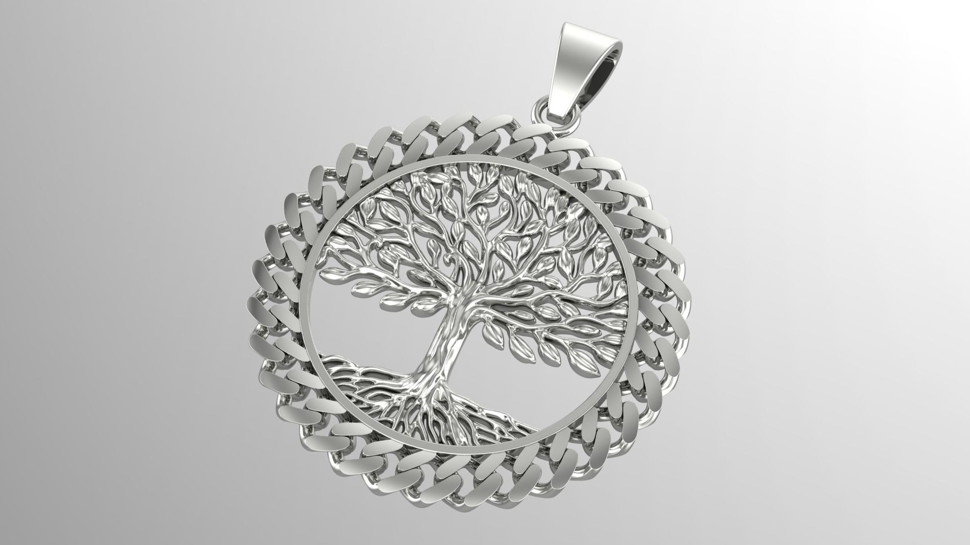 Tree of Life Double Sided 3D print model_5
