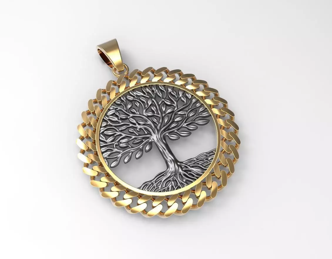 Tree of Life Double Sided 3D print model_0