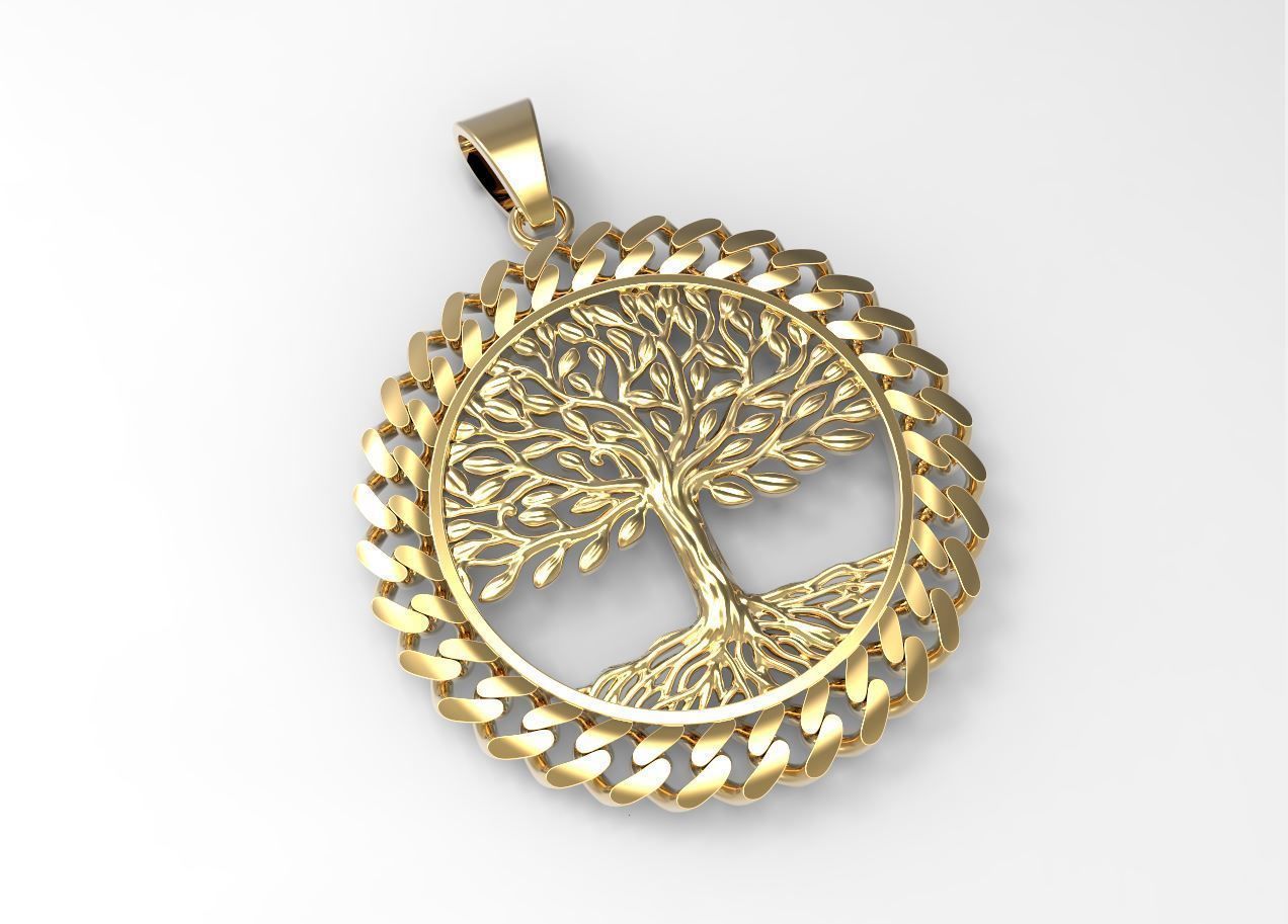 Tree of Life Double Sided 3D print model_1
