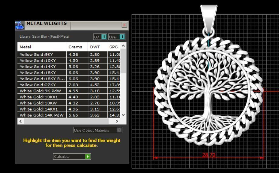 Tree of Life Double Sided 3D print model_6
