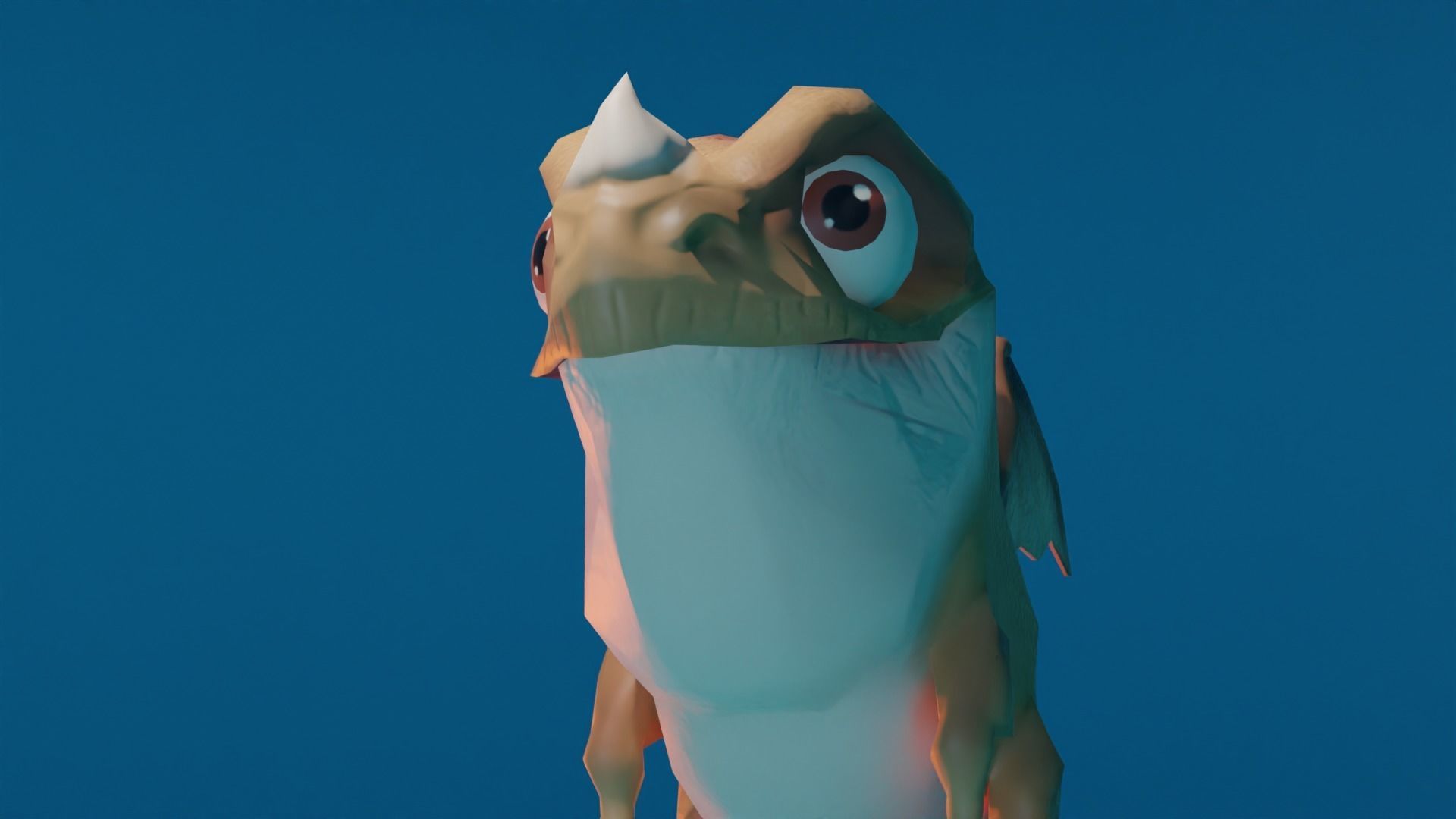 Character dragon Low-poly 3D model_8