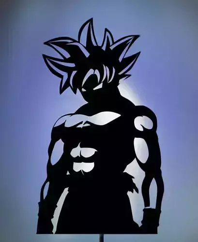 Dragon Ball Z Goku Wall Art Batch 2 3D print model