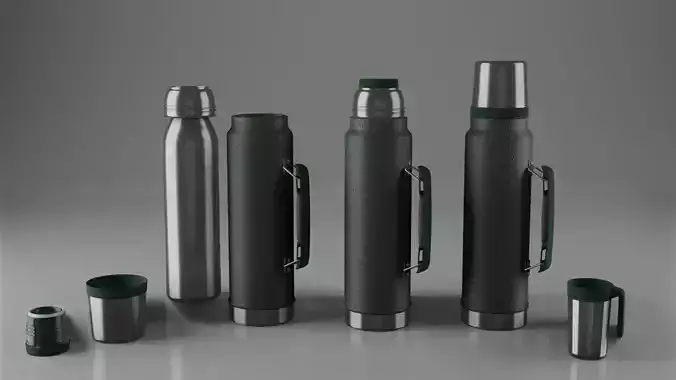 Thermos Bottle and Mug