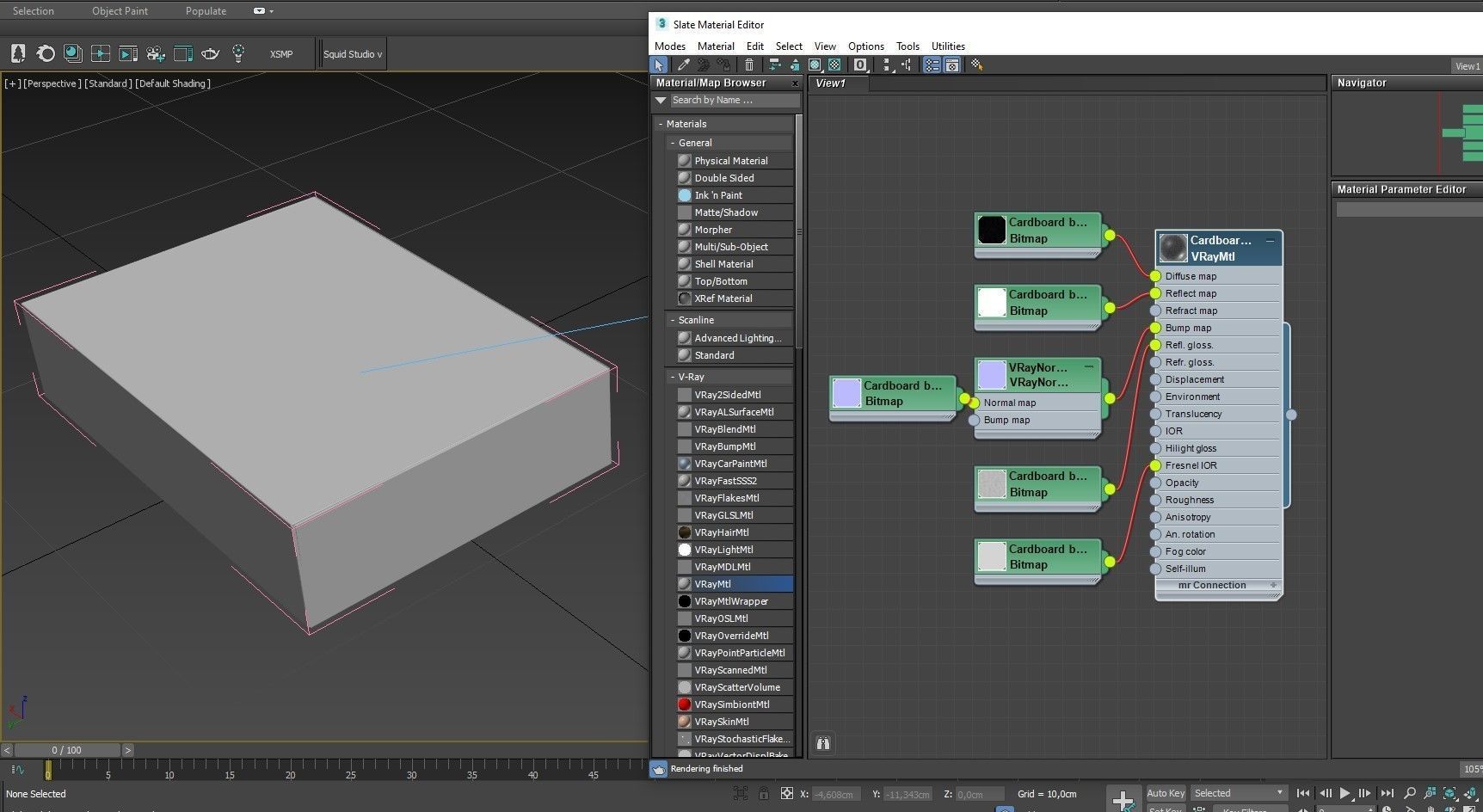 Cardboard box black 04 Low-poly 3D model_15