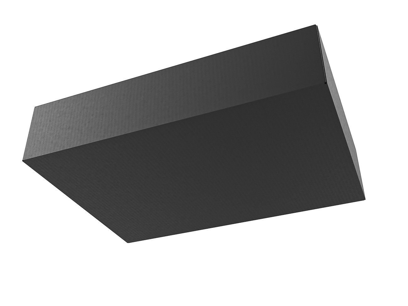 Cardboard box black 04 Low-poly 3D model_8