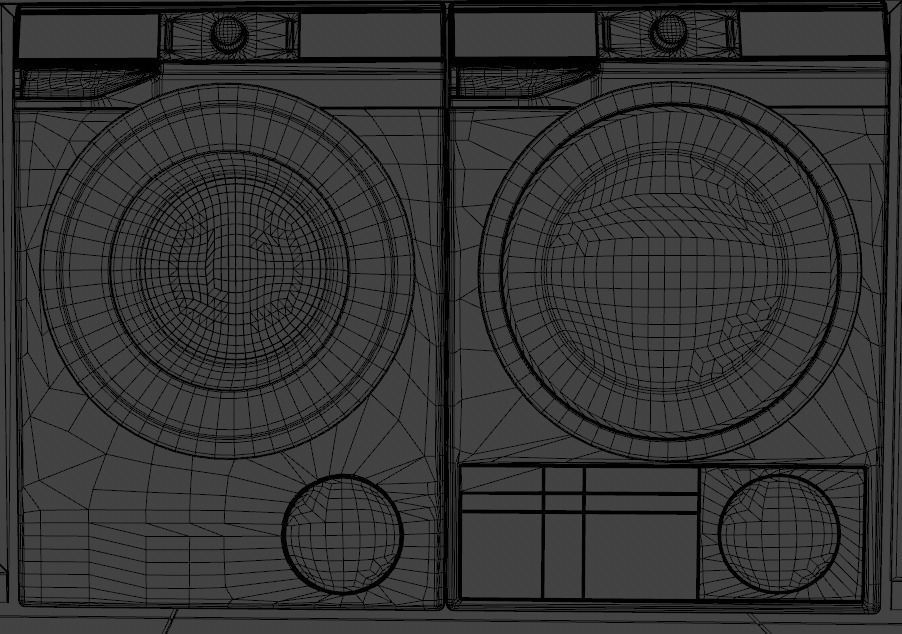 Kitchen Interior Scene 3D model_6