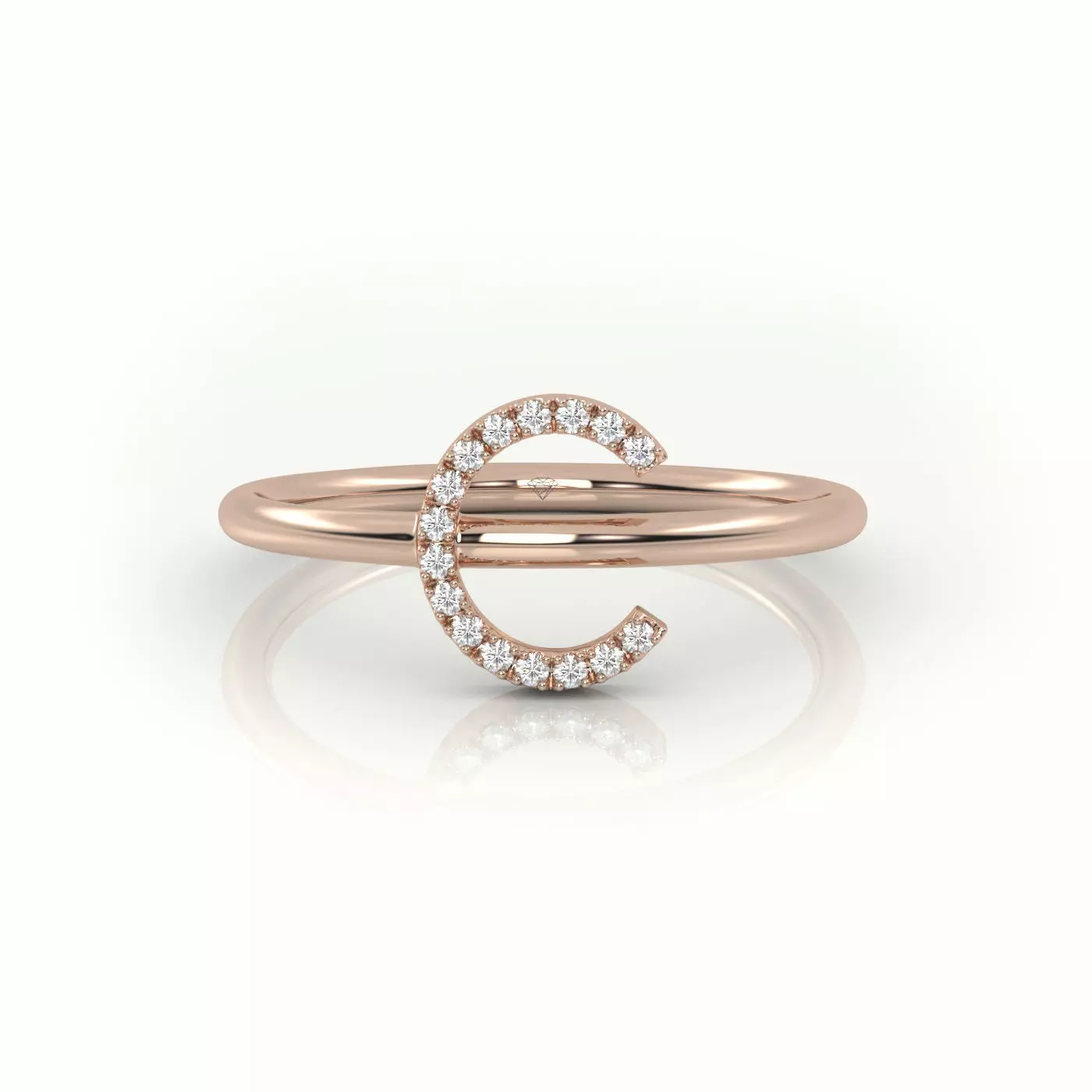 Initial C ring size 54 with professional renderings 3D print model