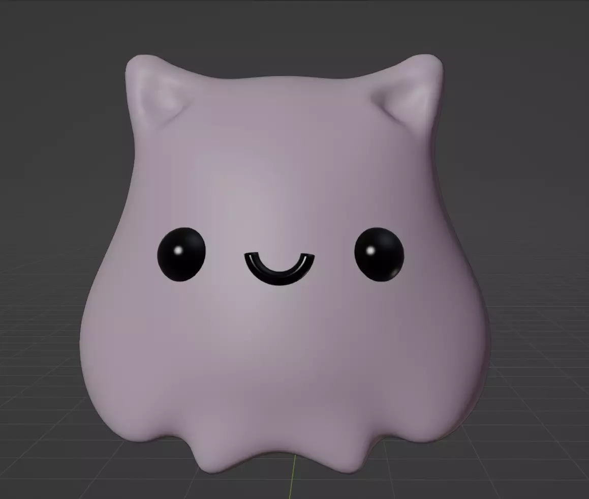 Kitten ghost Free 3D model