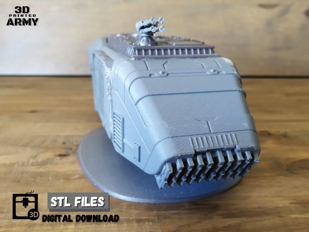 Star Wars A-A5 Speeder truck for SW legion 3D Print STL files  3D print model_10