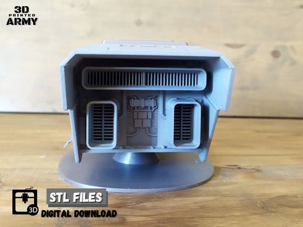 Star Wars A-A5 Speeder truck for SW legion 3D Print STL files  3D print model_9