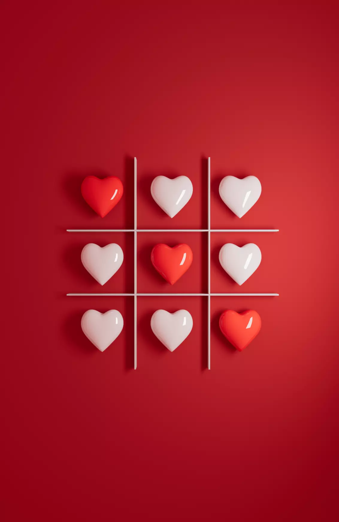 Ajedrez de corazones 3D model_0