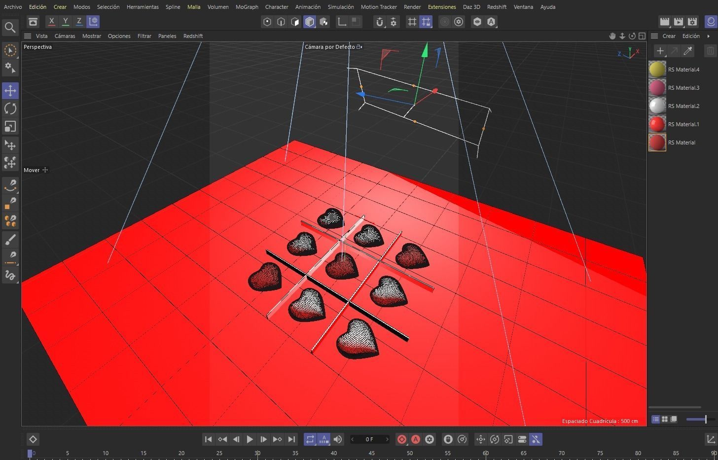 Ajedrez de corazones 3D model_9