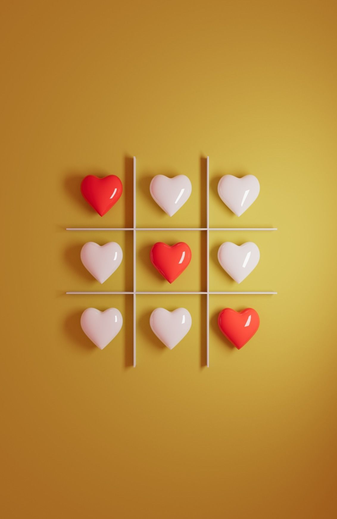 Ajedrez de corazones 3D model_3