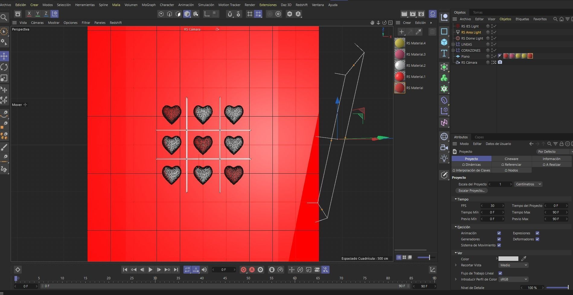 Ajedrez de corazones 3D model_6