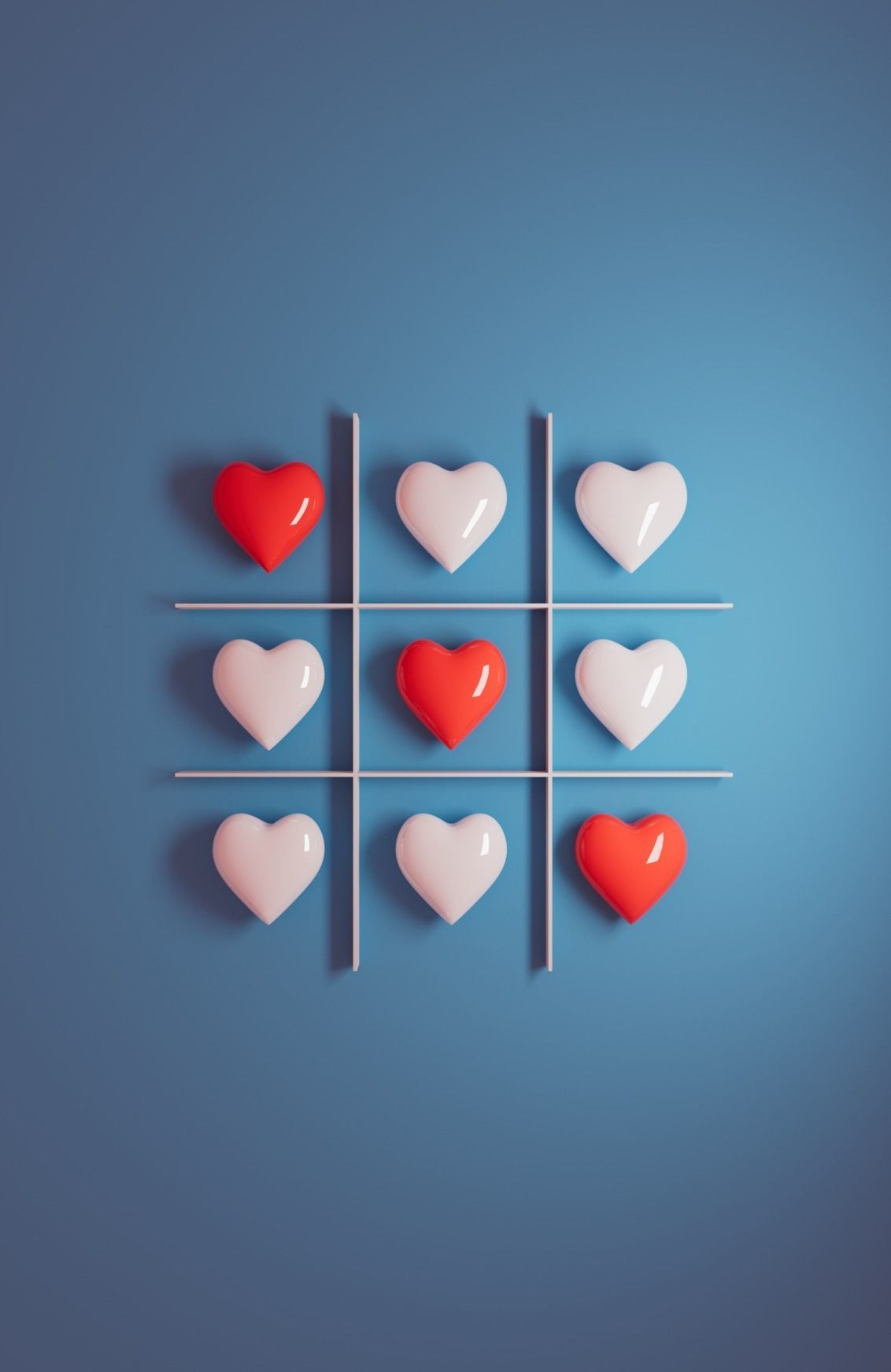 Ajedrez de corazones 3D model_2