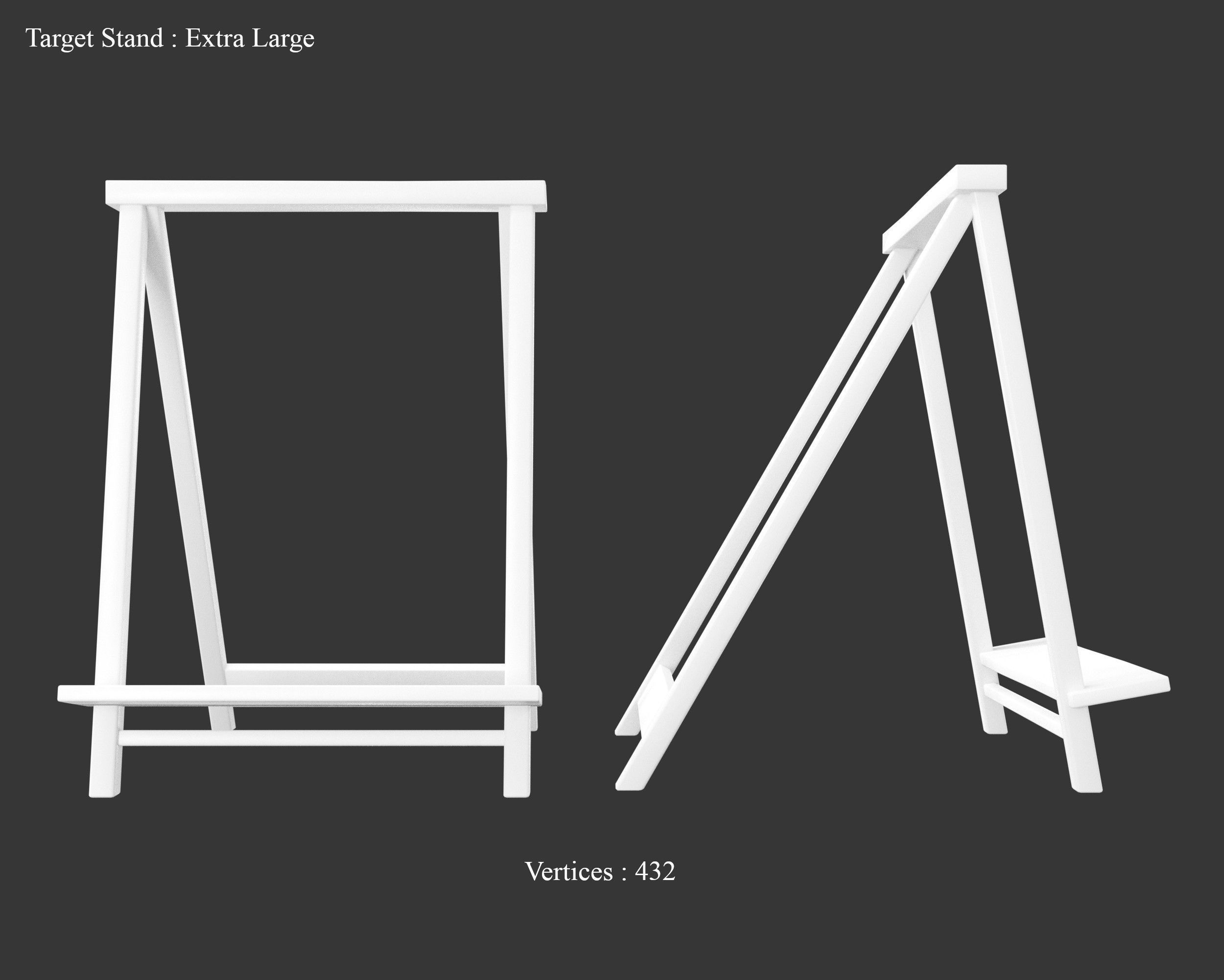 Medieval Training Targets Hay Low-poly 3D model_12